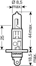HELLA H2 ŽIAROVKA 24V/70W
