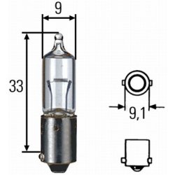 HELLA H10W ŽIAROVKA 12V 10W
