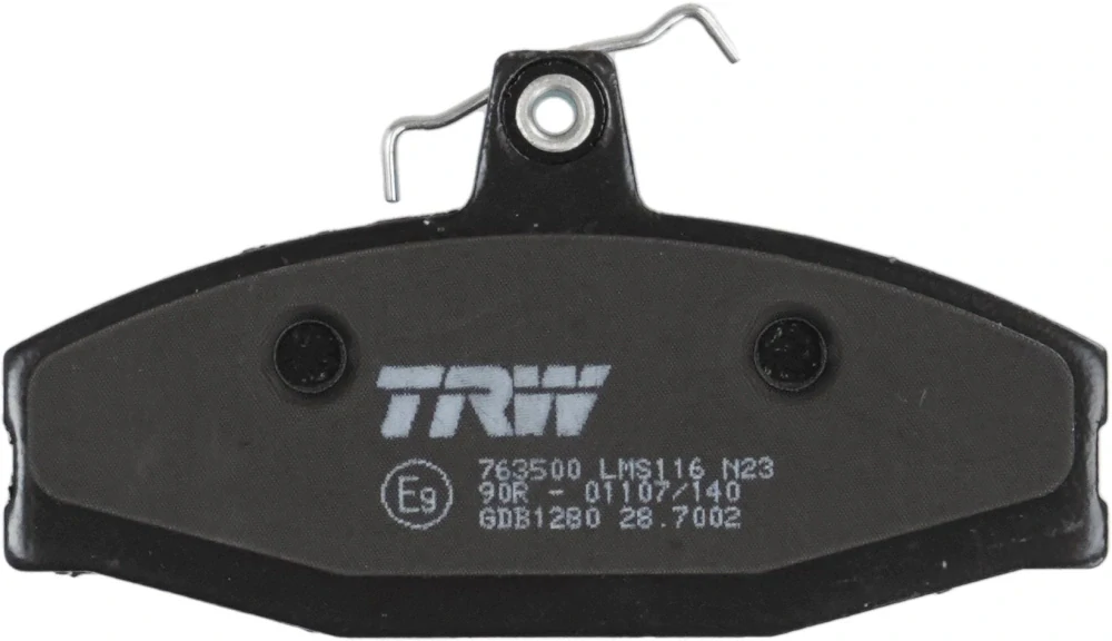 TRW Sada brzdových platničiek GDB1280