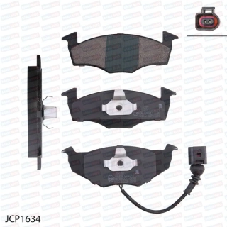 JURATEK JCP1634 Predné brzdové platničky