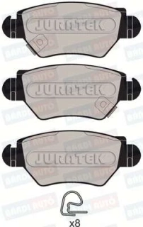 JURATEK JCP1294 Zadné brzdové platničky