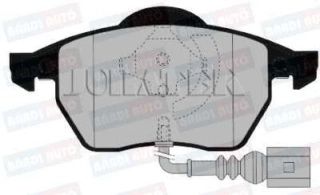 JURATEK JCP1463 Predné brzdové platničky